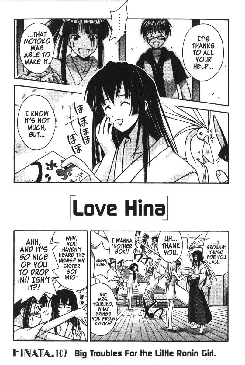 Love Hina Chapter 107 page 1 - Chapter 107: Big Troubles for the Little Ronin Girl.