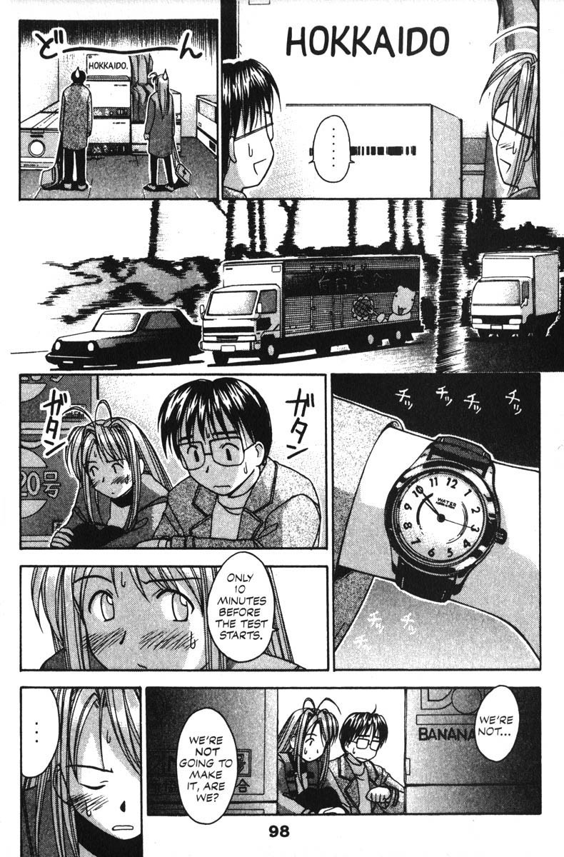Love Hina Chapter 11 page 14 - Chapter 11: Run! Center Test