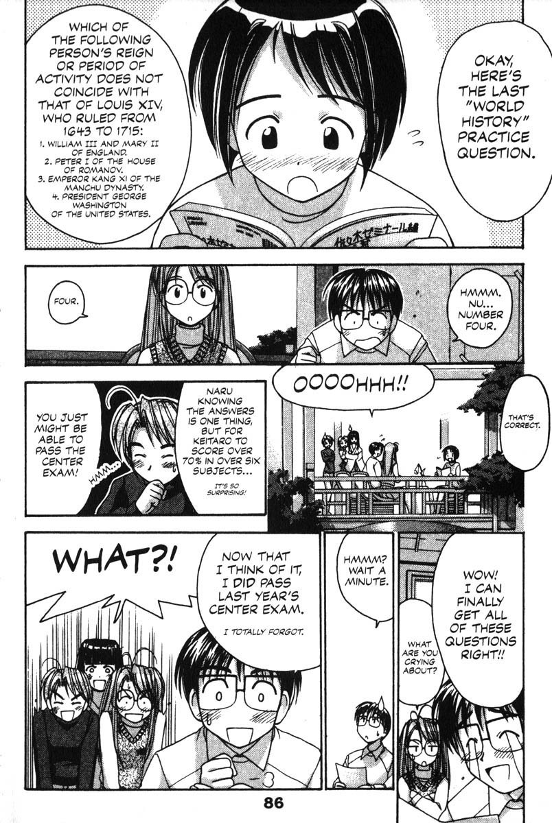Love Hina Chapter 11 page 2 - Chapter 11: Run! Center Test