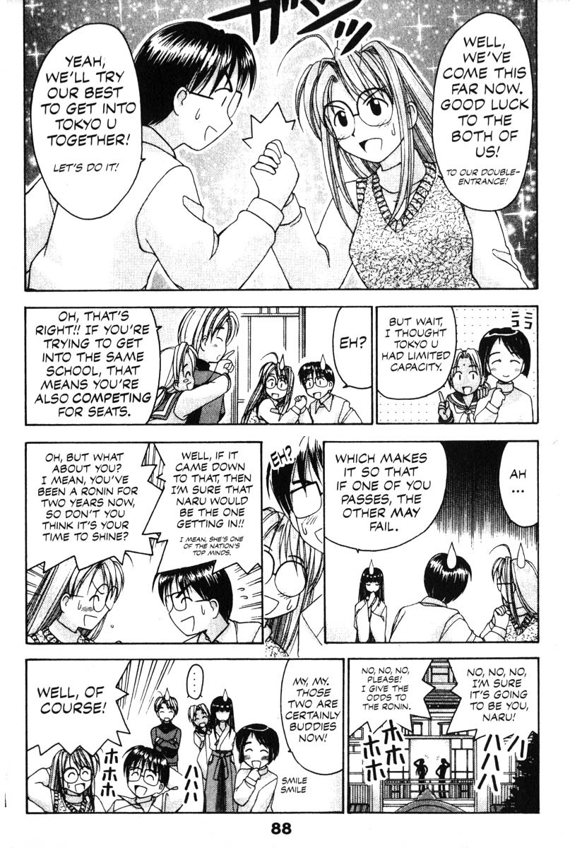 Love Hina Chapter 11 page 4 - Chapter 11: Run! Center Test