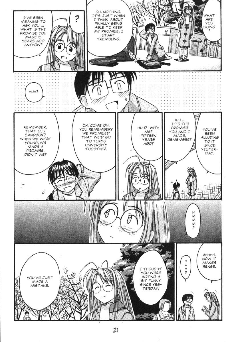 Love Hina Chapter 16 page 21 - Chapter 16: Birth of the Tokyo University Couple!