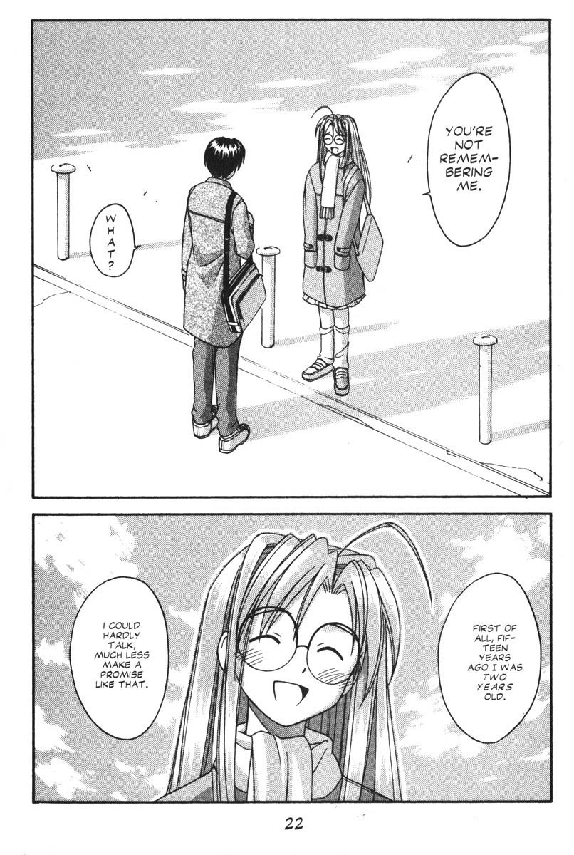 Love Hina Chapter 16 page 22 - Chapter 16: Birth of the Tokyo University Couple!