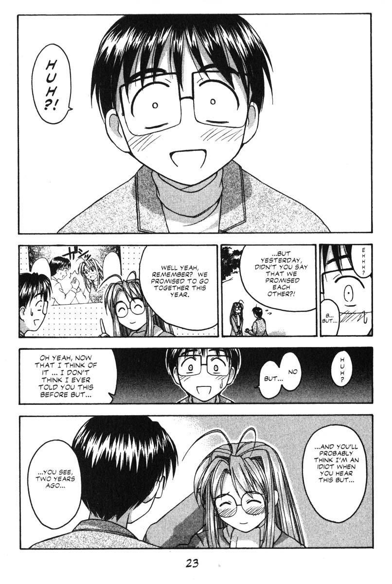 Love Hina Chapter 16 page 23 - Chapter 16: Birth of the Tokyo University Couple!