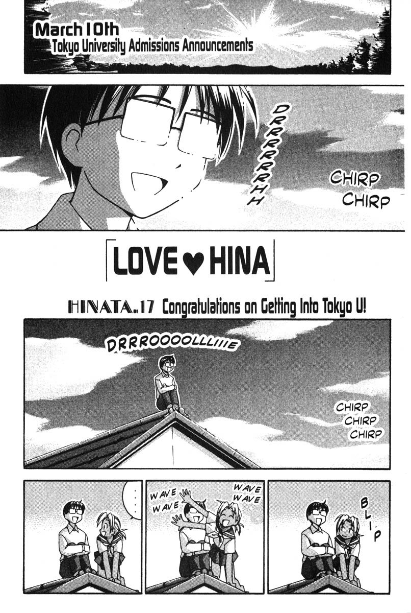 Love Hina Chapter 17 page 1 - Chapter 17: Congratulations on Getting Into Tokyo U!