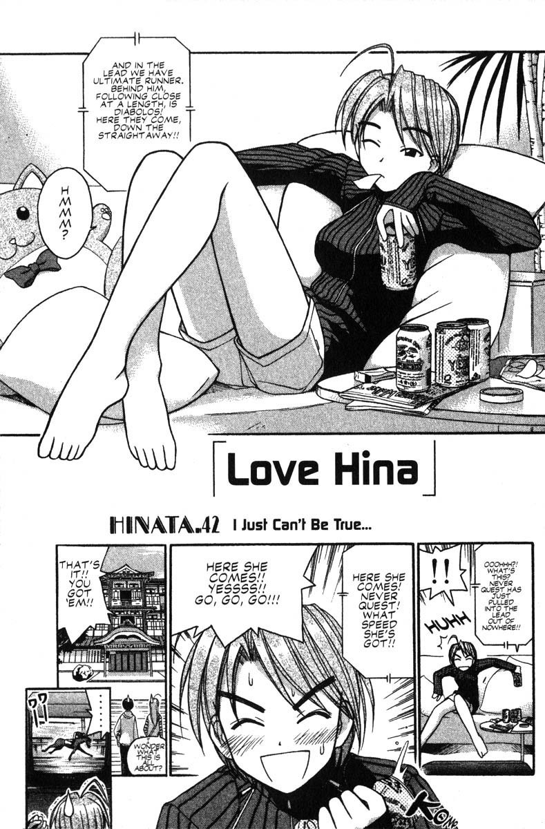 Love Hina Chapter 42 page 1 - Chapter 42: I Just Can't Be True...