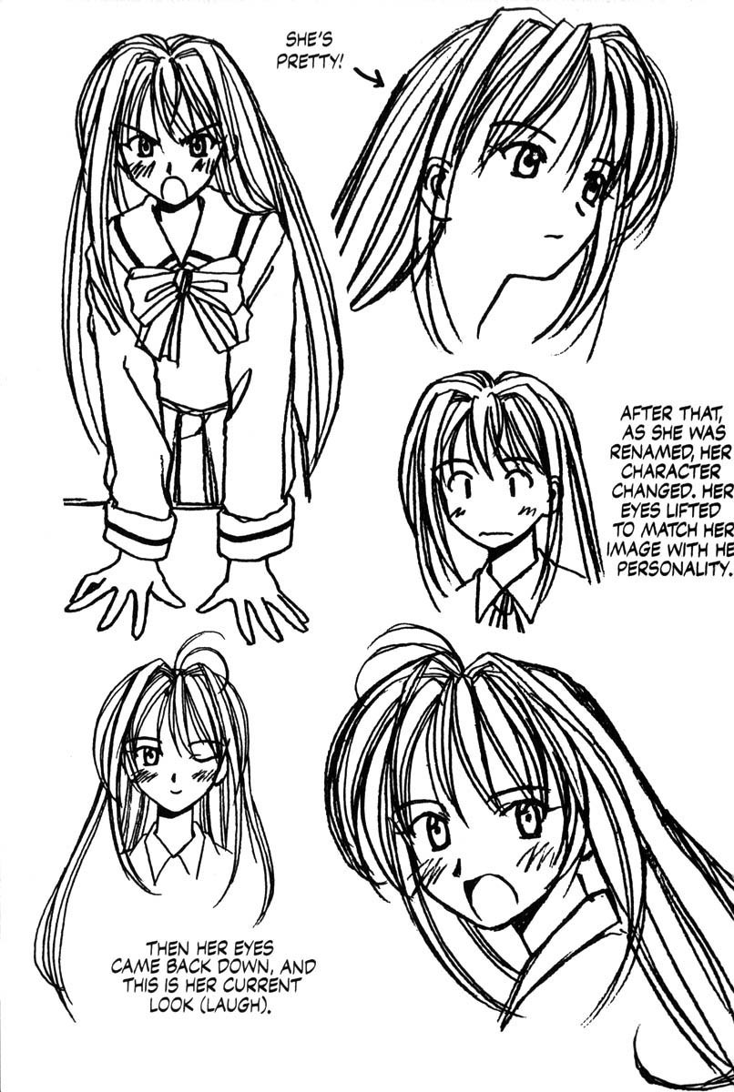 Love Hina Chapter 6.5 page 3 - Chapter 6.5: Early Character Designs