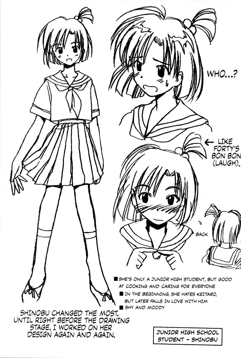 Love Hina Chapter 6.5 page 7 - Chapter 6.5: Early Character Designs