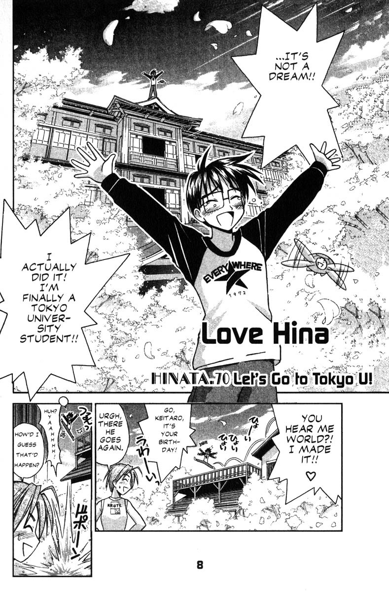 Love Hina Chapter 70 page 9 - Chapter 70: Let's Go to Tokyo U!