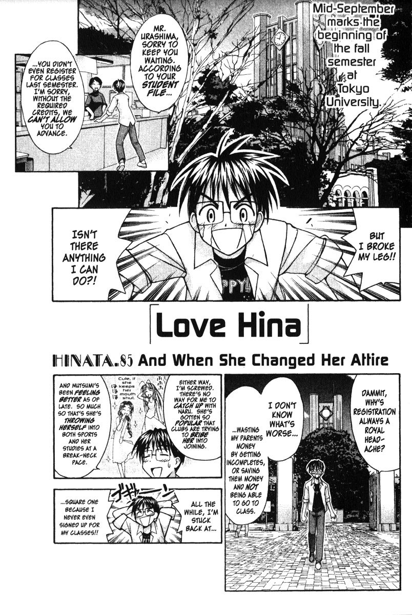 Love Hina Chapter 85 page 1 - Chapter 85: And When She Changed Her Attire