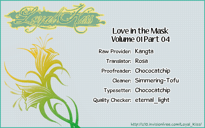 Love in the Mask Chapter 4 page 1 - Chapter 4
