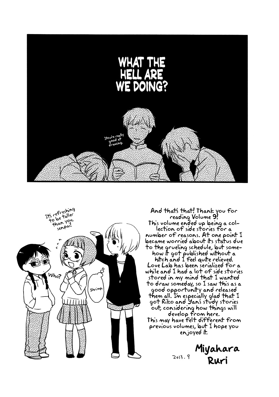 Love Lab (Ruri Miyahara) Chapter 9.8 page 19 - Vol.9 Chapter 8
