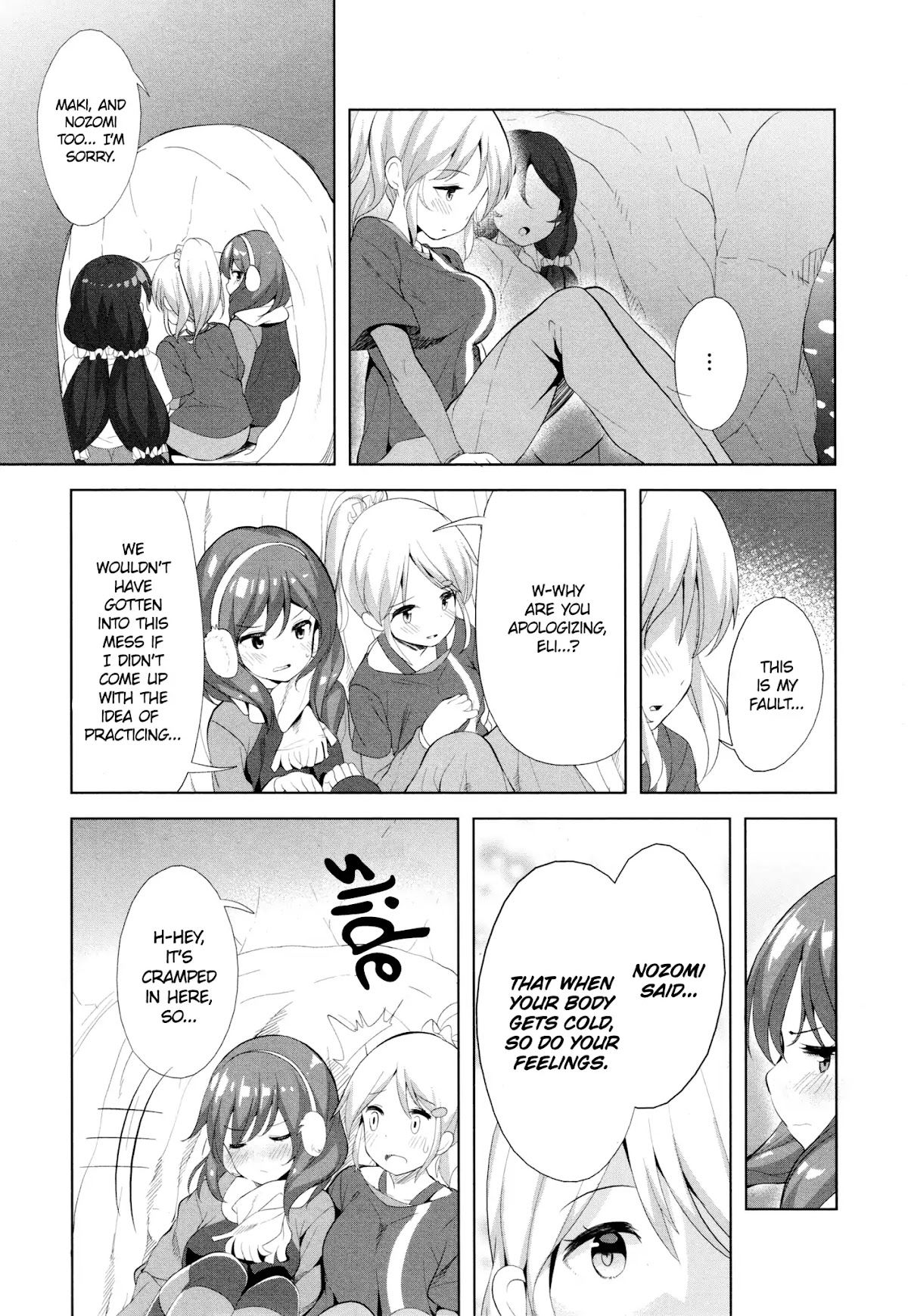 Love Live! Comic Anthology µ's Precious Days Chapter 10 page 13 - Chapter 10: Battle, General Winter (Takasaka Donten)