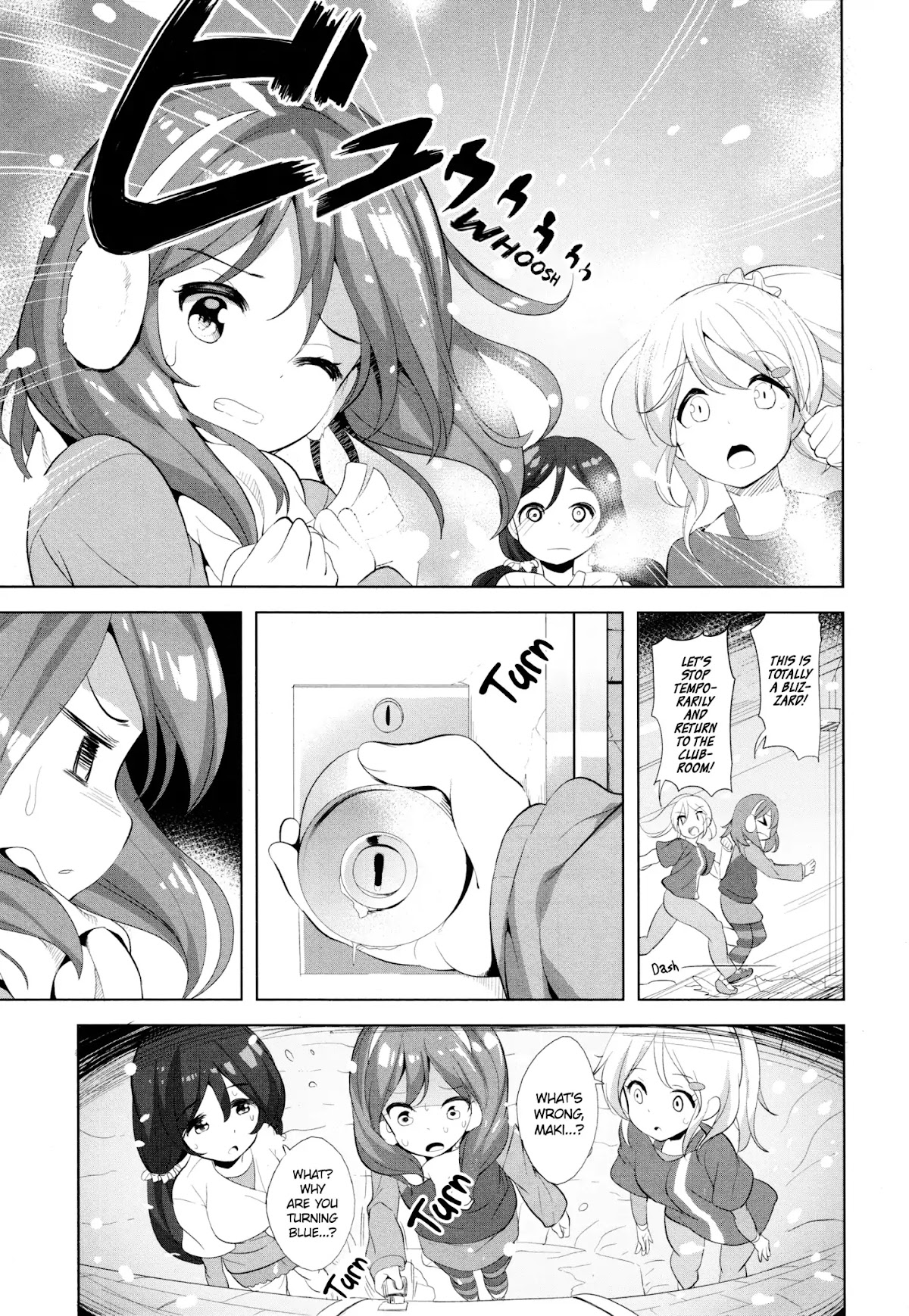 Love Live! Comic Anthology µ's Precious Days Chapter 10 page 7 - Chapter 10: Battle, General Winter (Takasaka Donten)