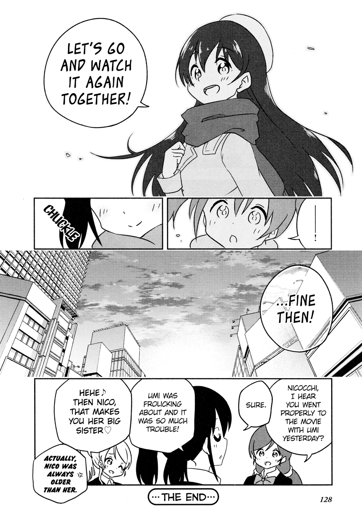 Love Live! Comic Anthology µ's Precious Days Chapter 11 page 12 - Chapter 11: UmiNico Movie Date [END]