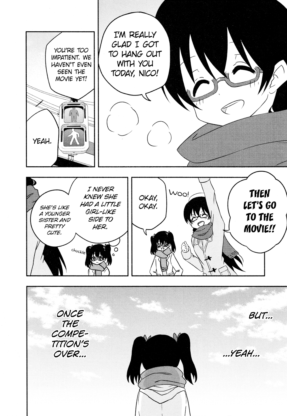Love Live! Comic Anthology µ's Precious Days Chapter 11 page 8 - Chapter 11: UmiNico Movie Date [END]