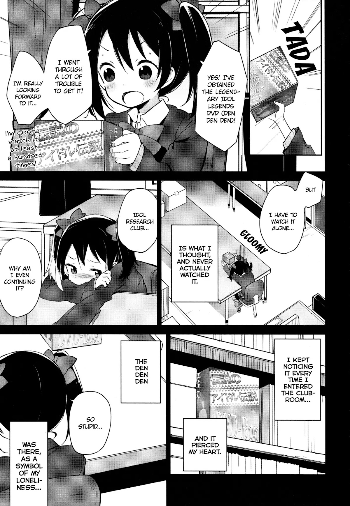 Love Live! Comic Anthology µ's Precious Days Chapter 3 page 1 - Chapter 3: Den Den Den (Yamane Masato)