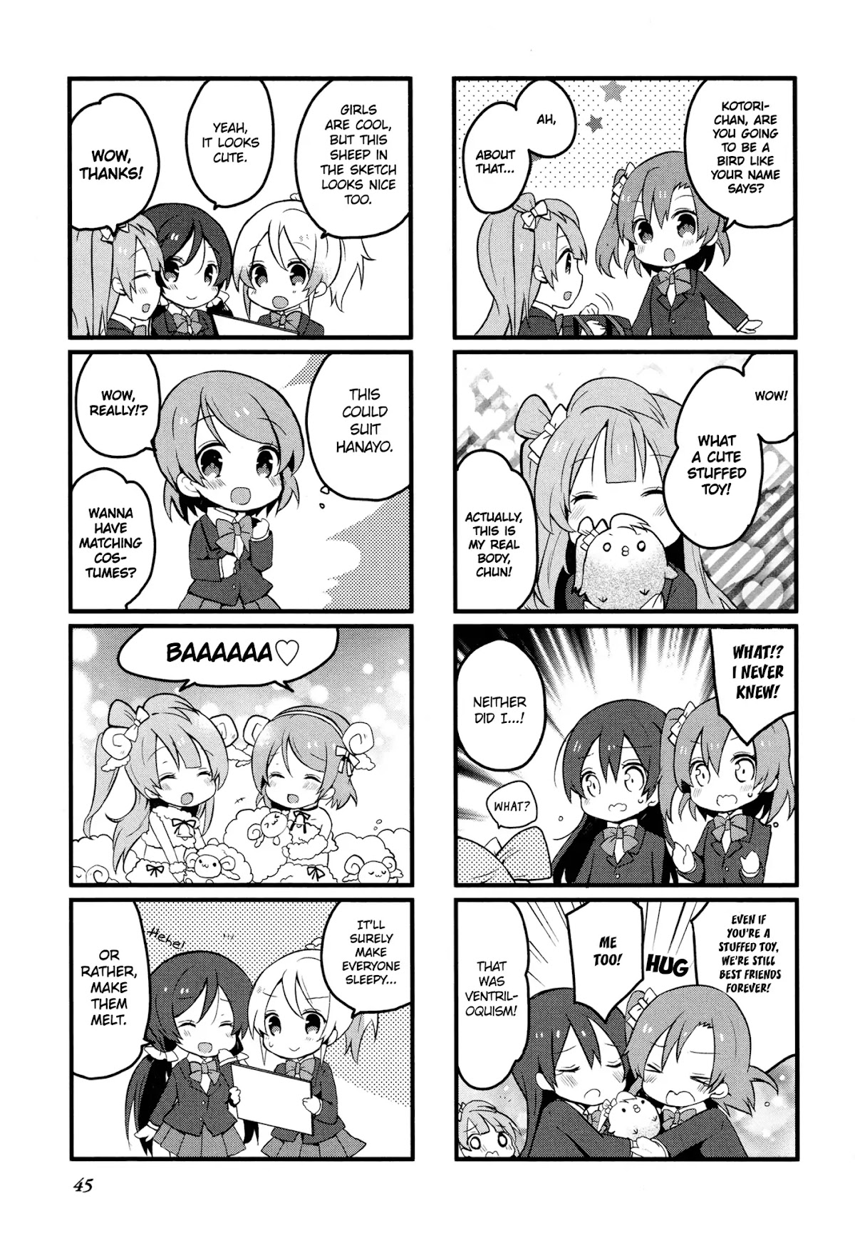 Love Live! Comic Anthology µ's Precious Days Chapter 4 page 3 - Chapter 4: µ’s Backstage. (Shiroi Hakuto)