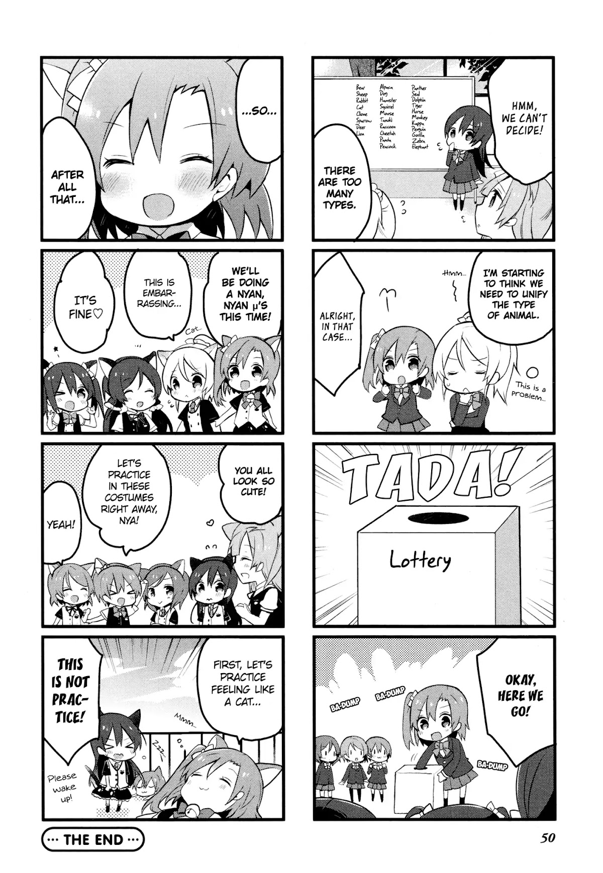 Love Live! Comic Anthology µ's Precious Days Chapter 4 page 8 - Chapter 4: µ’s Backstage. (Shiroi Hakuto)