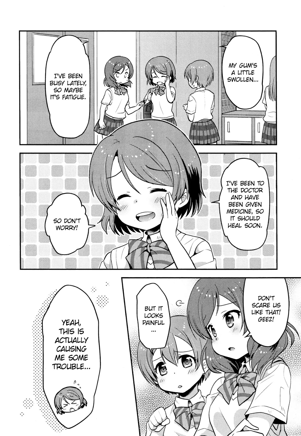 Love Live! Comic Anthology µ's Precious Days Chapter 6 page 2 - Chapter 6: I Want to Eat ☆ White Rice. (Hinata Nonoka)