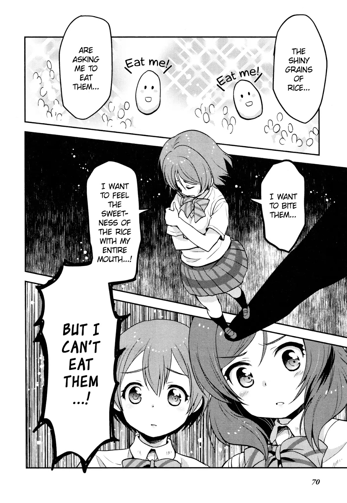 Love Live! Comic Anthology µ's Precious Days Chapter 6 page 8 - Chapter 6: I Want to Eat ☆ White Rice. (Hinata Nonoka)