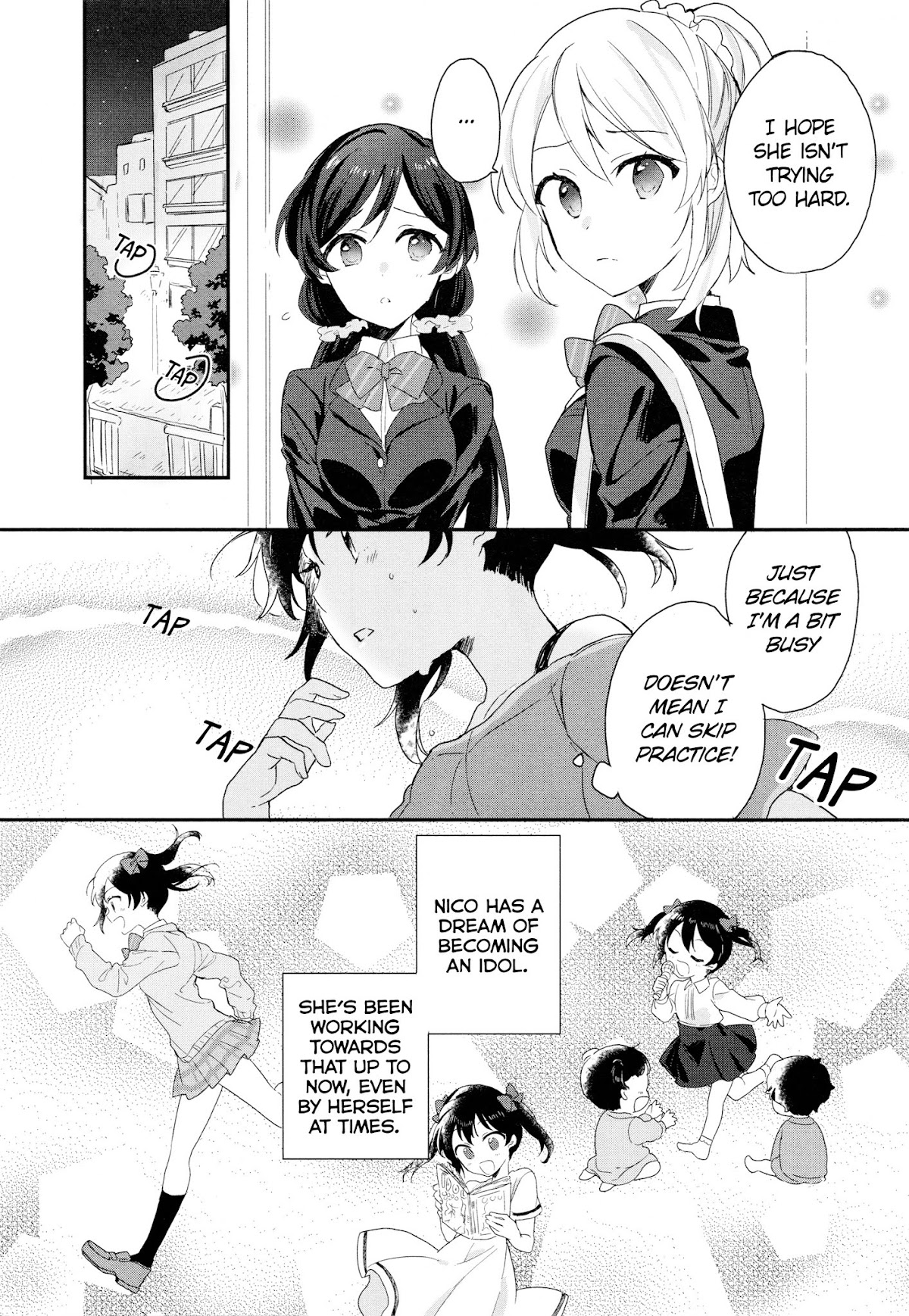 Love Live! Comic Anthology µ's Precious Days Chapter 8 page 2 - Chapter 8: In the Middle of the Dream