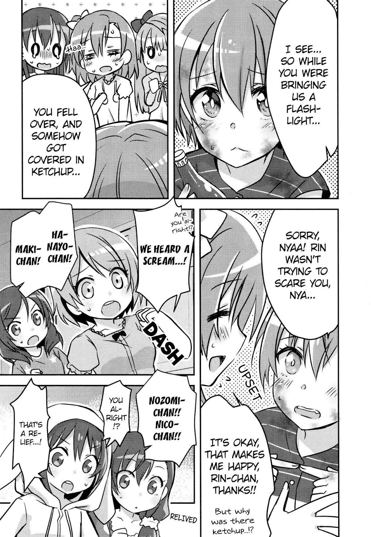 Love Live! Comic Anthology µ's Precious Days Chapter 9 page 5 - Chapter 9: Doki Doki Test of Courage