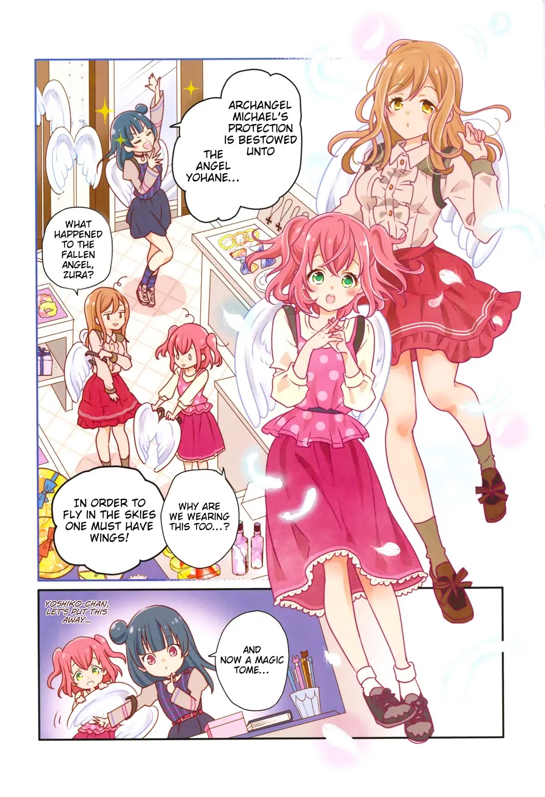 Love Live! Comic Anthology The School Idol Movie Over the Rainbow Chapter 1 page 14 - Chapter 1: Necessary Items for Departure (Fujiwara Yuka)