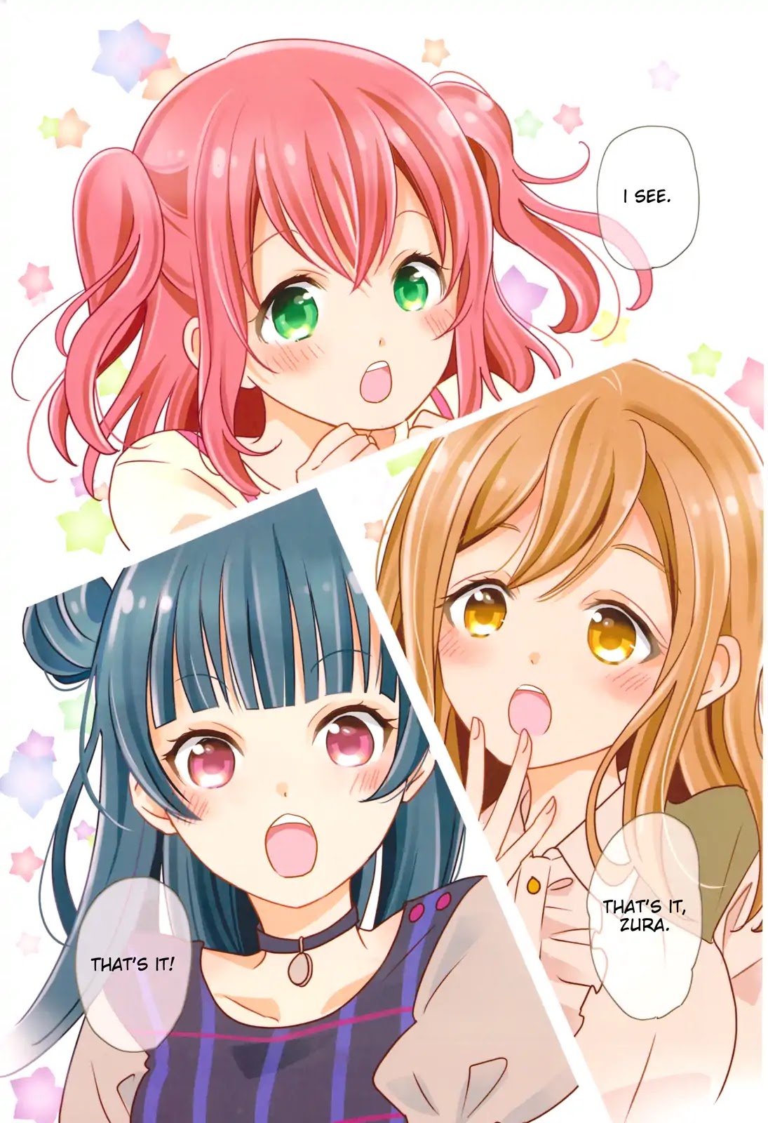 Love Live! Comic Anthology The School Idol Movie Over the Rainbow Chapter 1 page 16 - Chapter 1: Necessary Items for Departure (Fujiwara Yuka)
