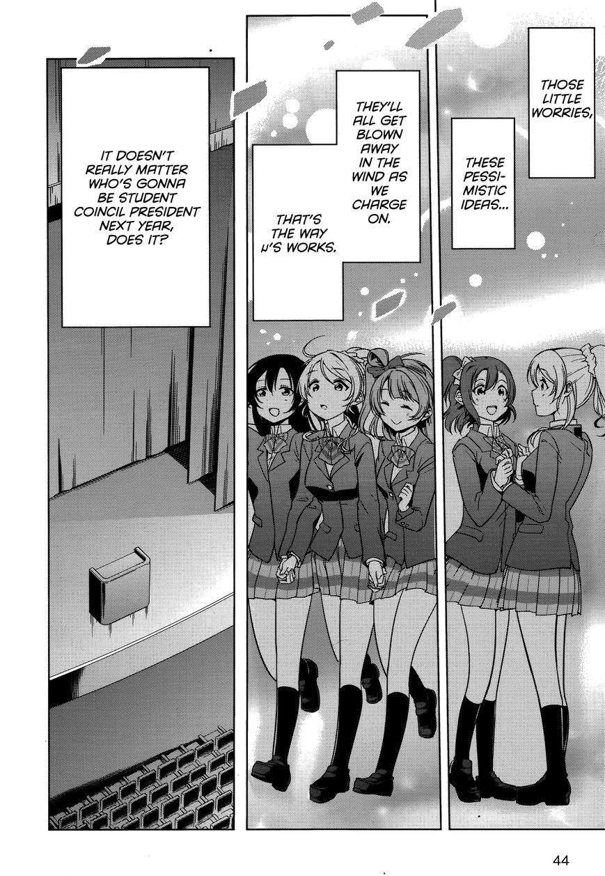 Love Live! - School Idol Diary - Honoka Kotori Umi Chapter 15 page 27 - Chapter 15 : The Cherry Blossom Tree in the Courtyard