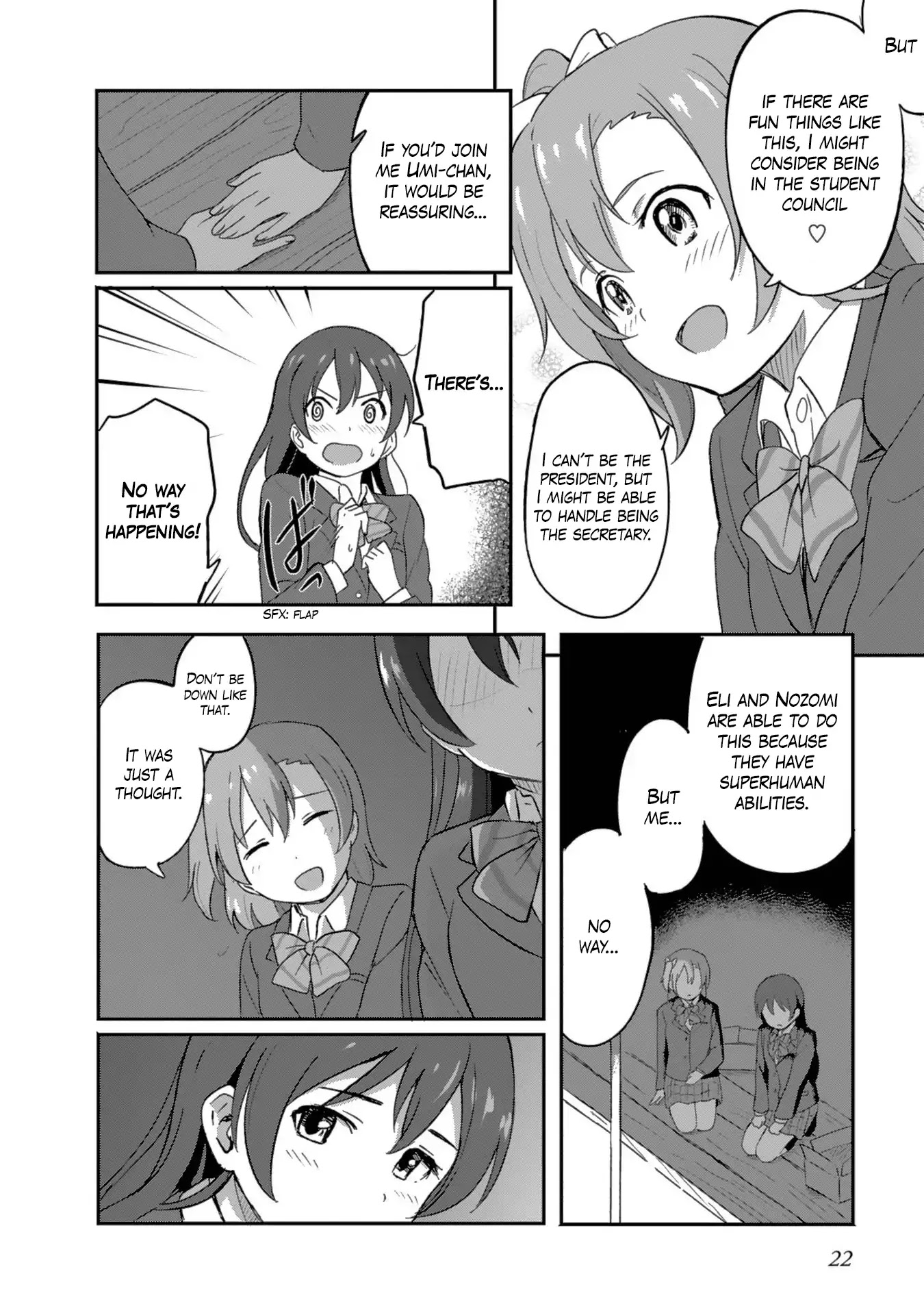 Love Live! School Idol Diary (Second Season) Chapter 1.1 page 24 - Vol.1 Chapter 1: Let's Celebrate the Eve of the School Festival.