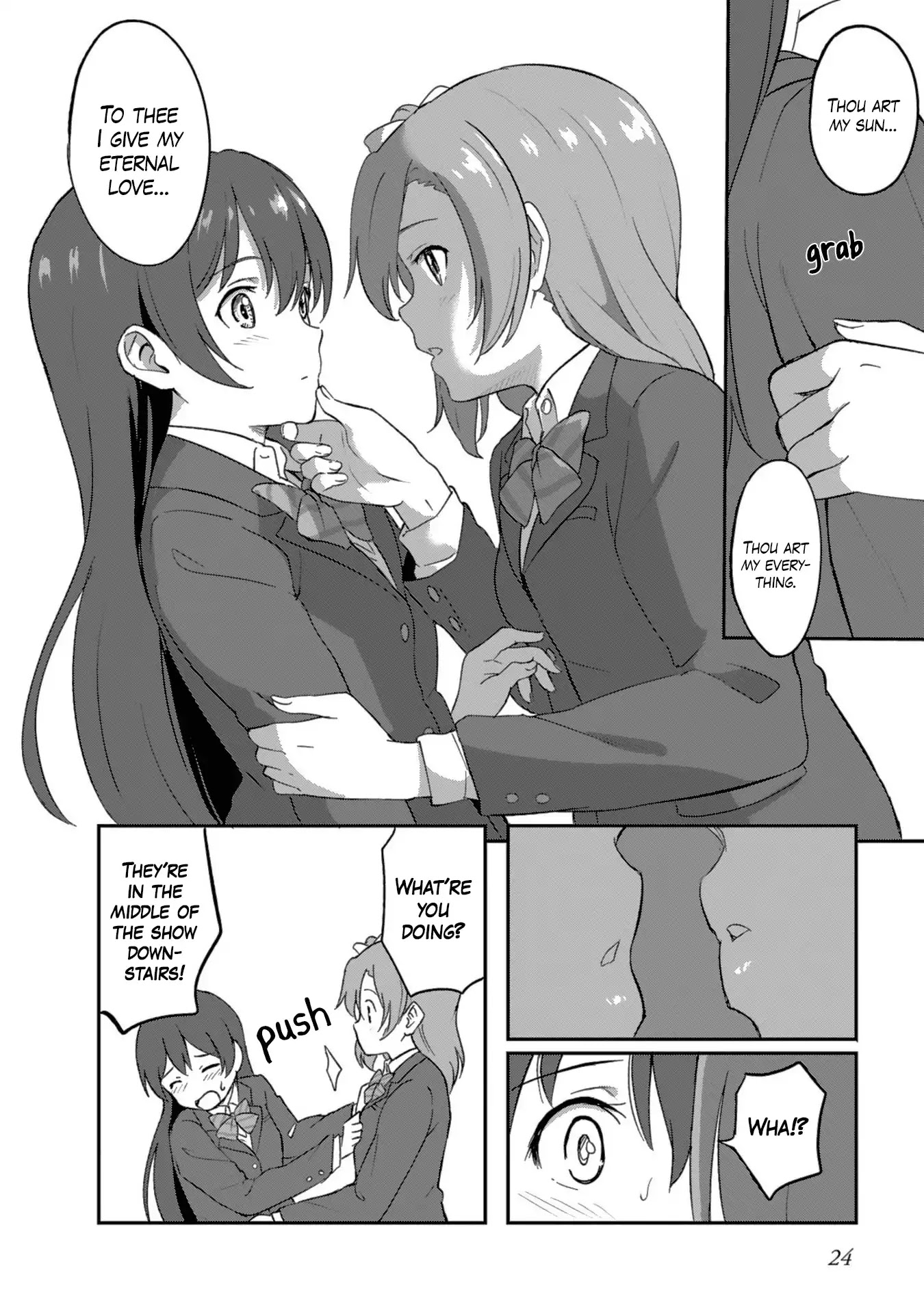Love Live! School Idol Diary (Second Season) Chapter 1.1 page 26 - Vol.1 Chapter 1: Let's Celebrate the Eve of the School Festival.