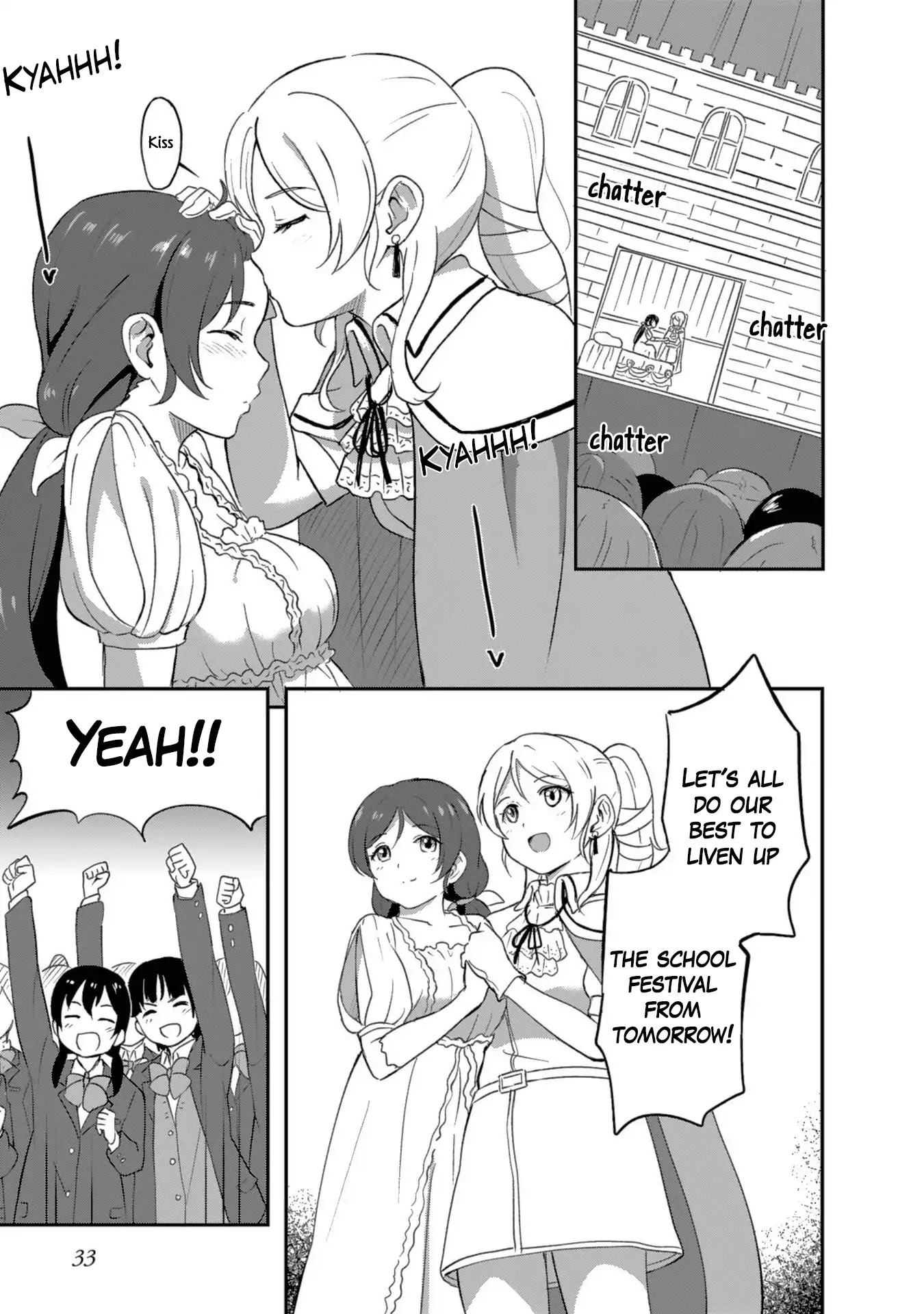 Love Live! School Idol Diary (Second Season) Chapter 1.1 page 35 - Vol.1 Chapter 1: Let's Celebrate the Eve of the School Festival.