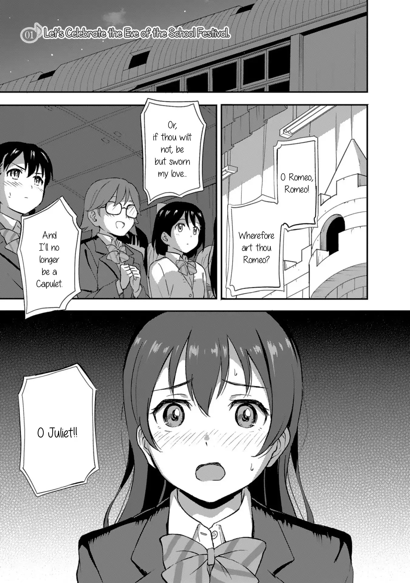 Love Live! School Idol Diary (Second Season) Chapter 1.1 page 5 - Vol.1 Chapter 1: Let's Celebrate the Eve of the School Festival.
