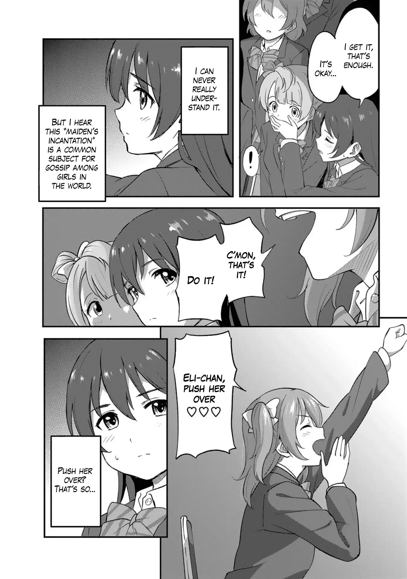 Love Live! School Idol Diary (Second Season) Chapter 1.1 page 8 - Vol.1 Chapter 1: Let's Celebrate the Eve of the School Festival.