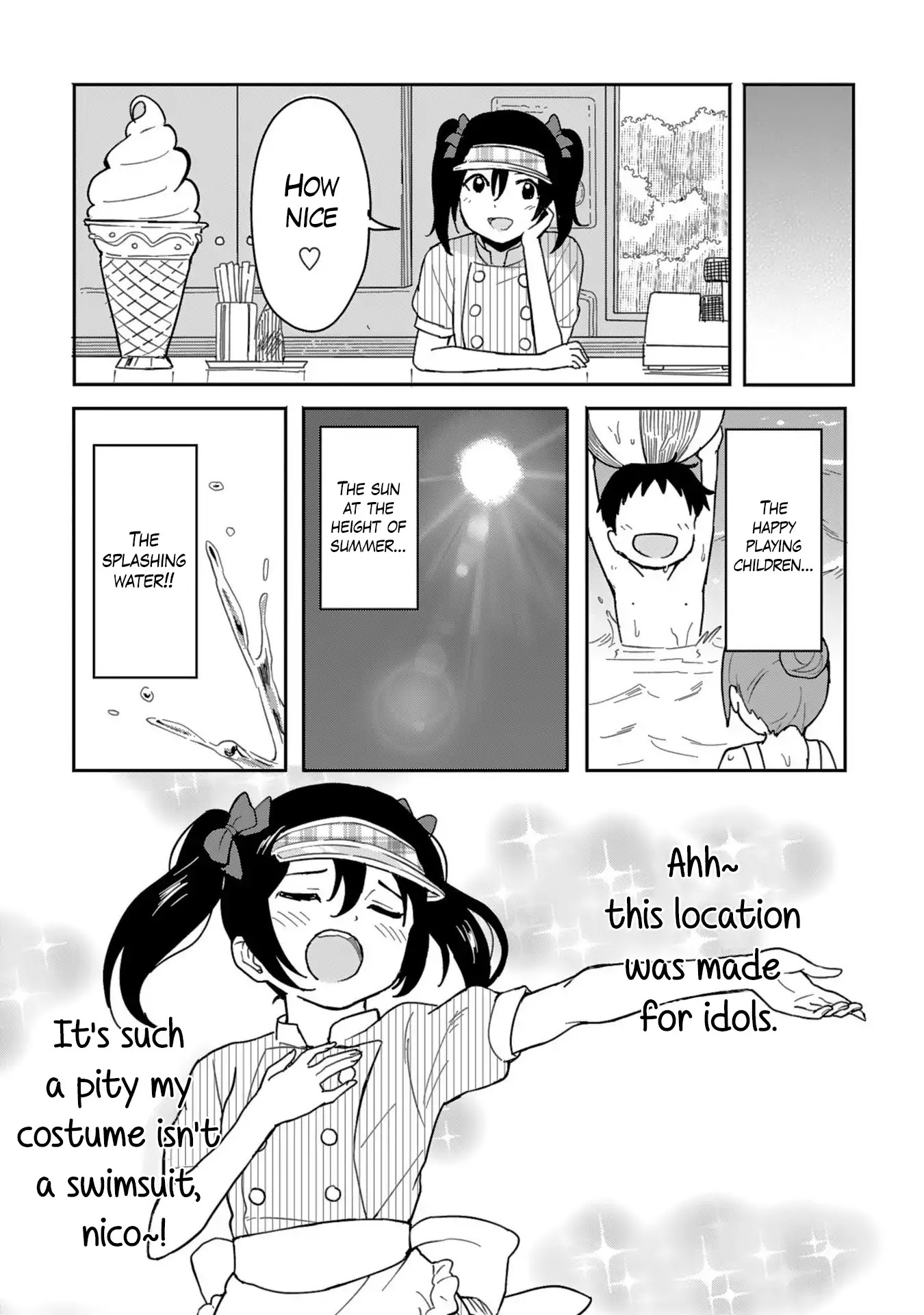 Love Live! School Idol Diary (Second Season) Vol.2 Chapter 2 page 9 - Vol.2 Chapter 2: Work, Summer Girl