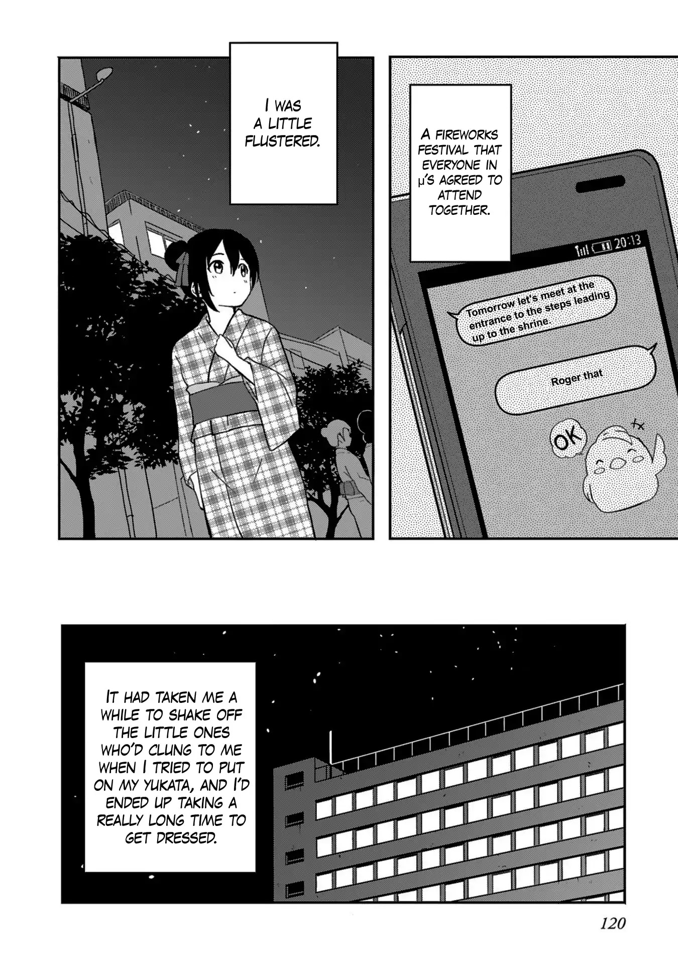 Love Live! School Idol Diary (Second Season) Chapter 2.4 page 6 - Vol.2 Chapter 4: On The Night Of The Fireworks.