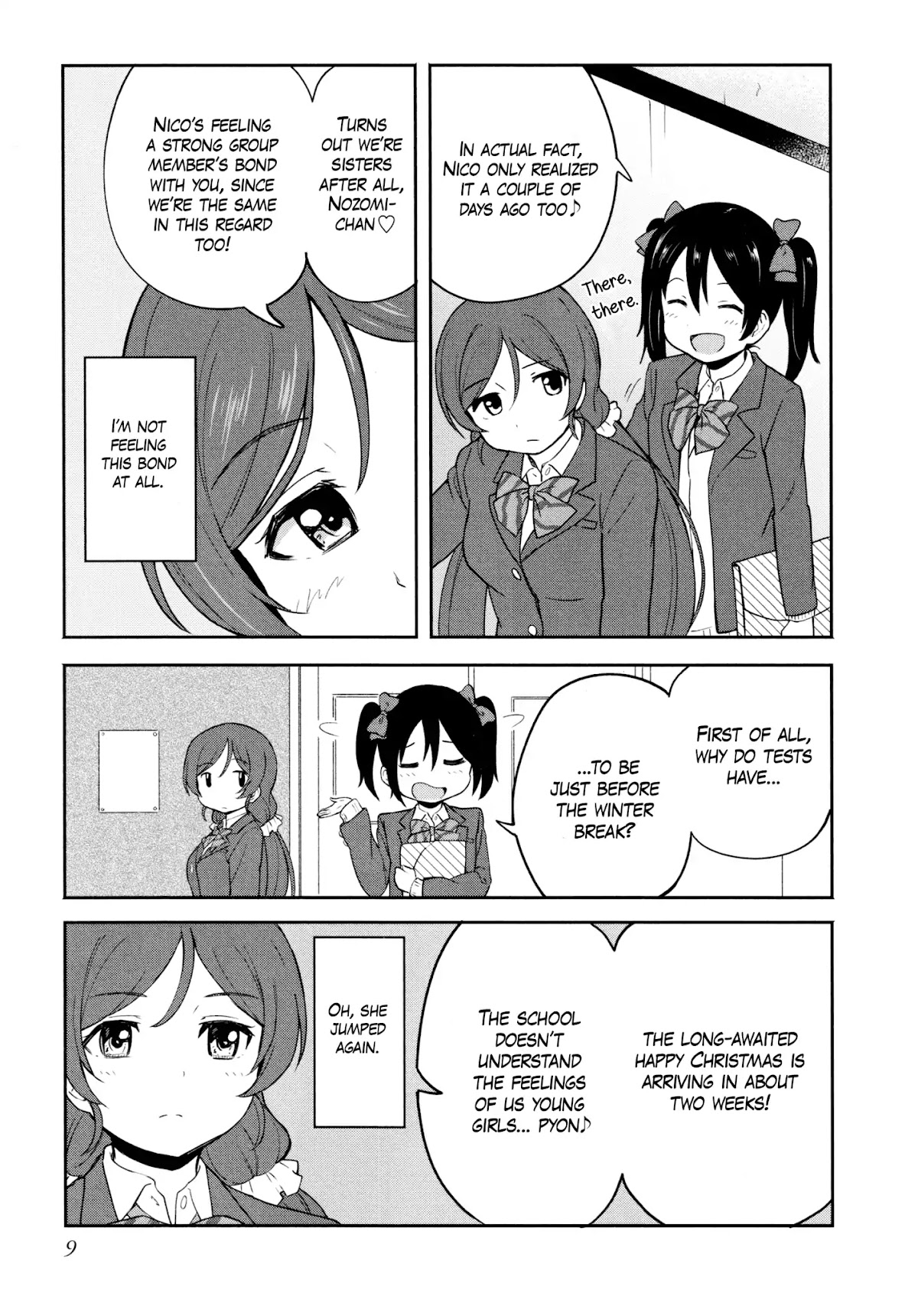 Love Live! School Idol Diary (Second Season) Chapter 3.1 page 11 - Vol.3 Chapter 1: Almost Winter Break.