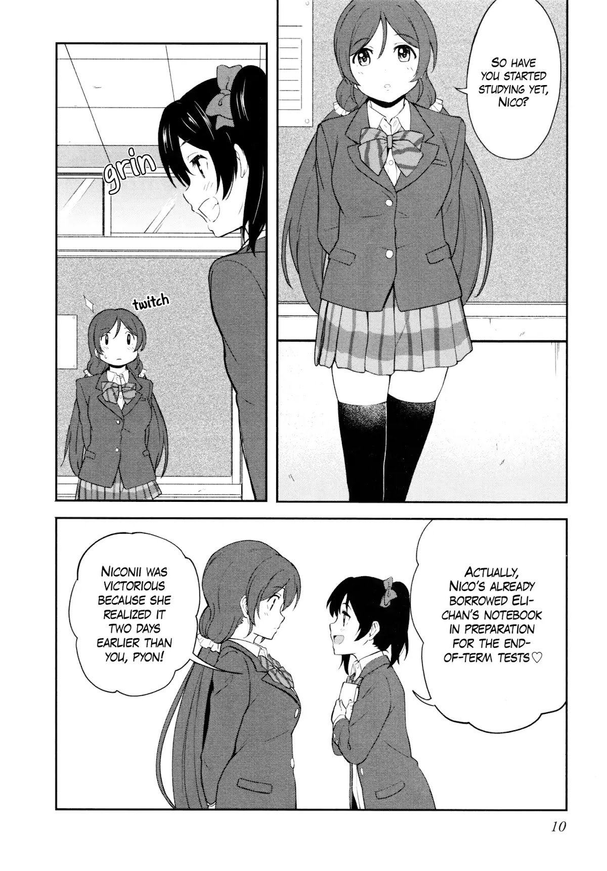 Love Live! School Idol Diary (Second Season) Chapter 3.1 page 12 - Vol.3 Chapter 1: Almost Winter Break.