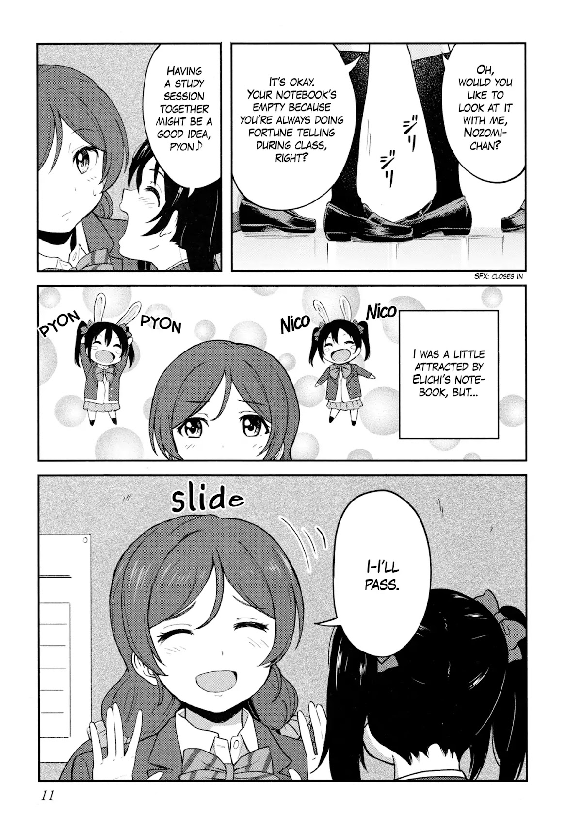 Love Live! School Idol Diary (Second Season) Chapter 3.1 page 13 - Vol.3 Chapter 1: Almost Winter Break.