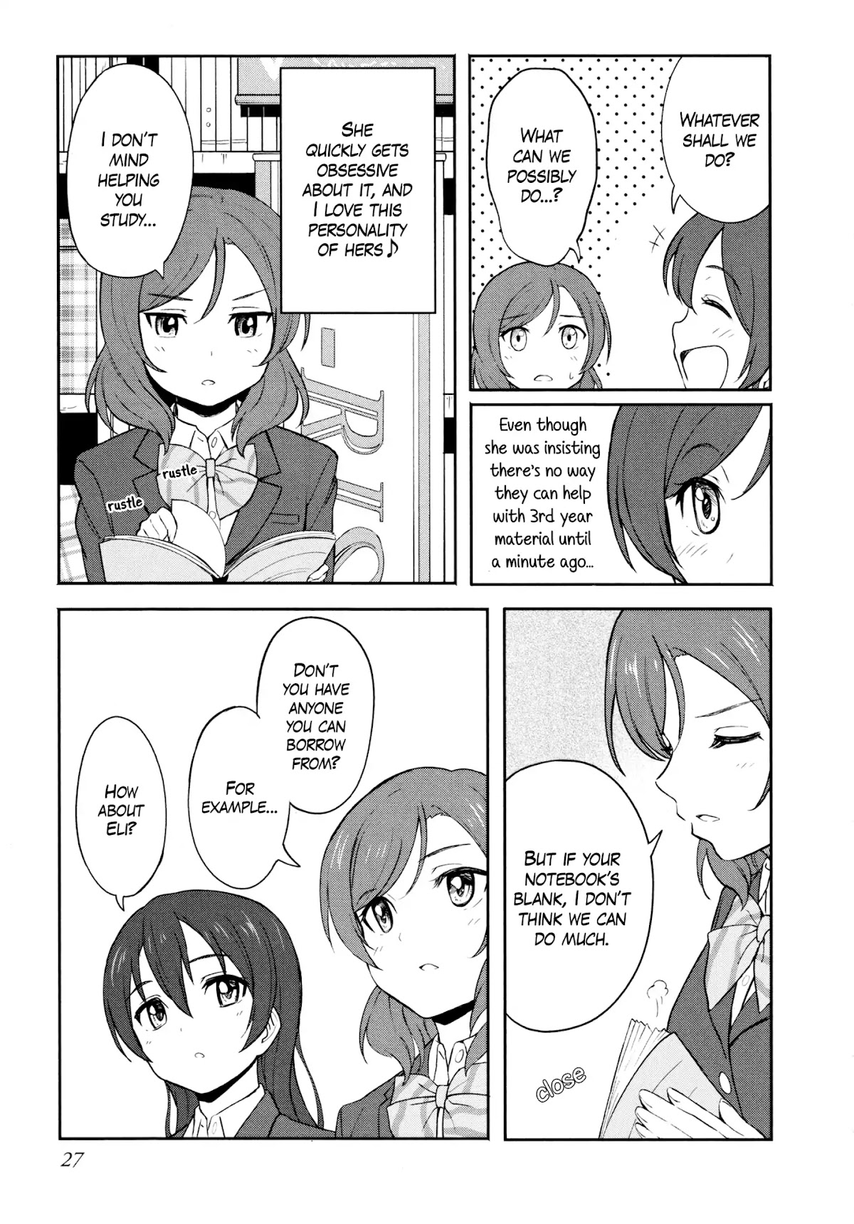 Love Live! School Idol Diary (Second Season) Chapter 3.1 page 29 - Vol.3 Chapter 1: Almost Winter Break.