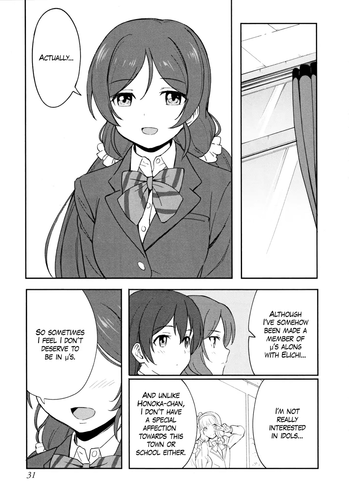 Love Live! School Idol Diary (Second Season) Chapter 3.1 page 33 - Vol.3 Chapter 1: Almost Winter Break.