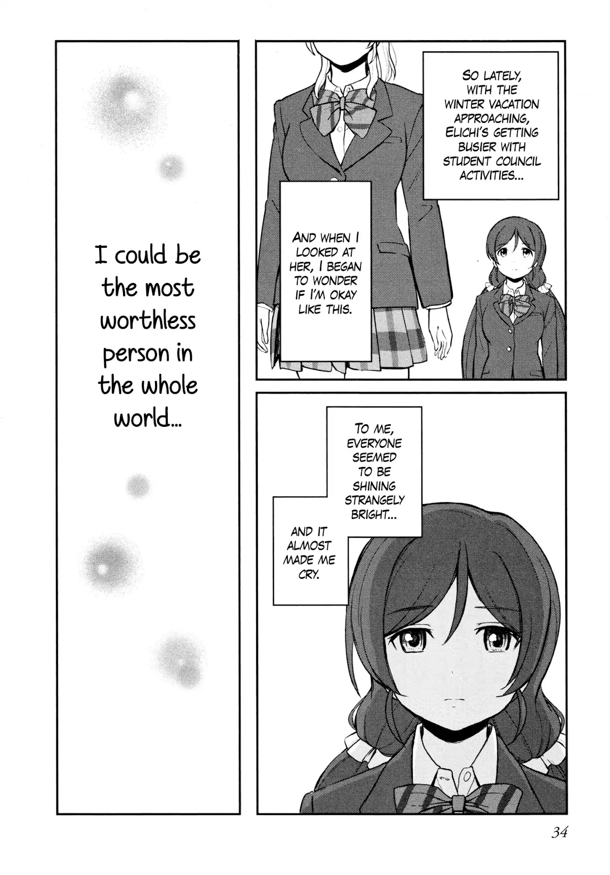Love Live! School Idol Diary (Second Season) Chapter 3.1 page 36 - Vol.3 Chapter 1: Almost Winter Break.