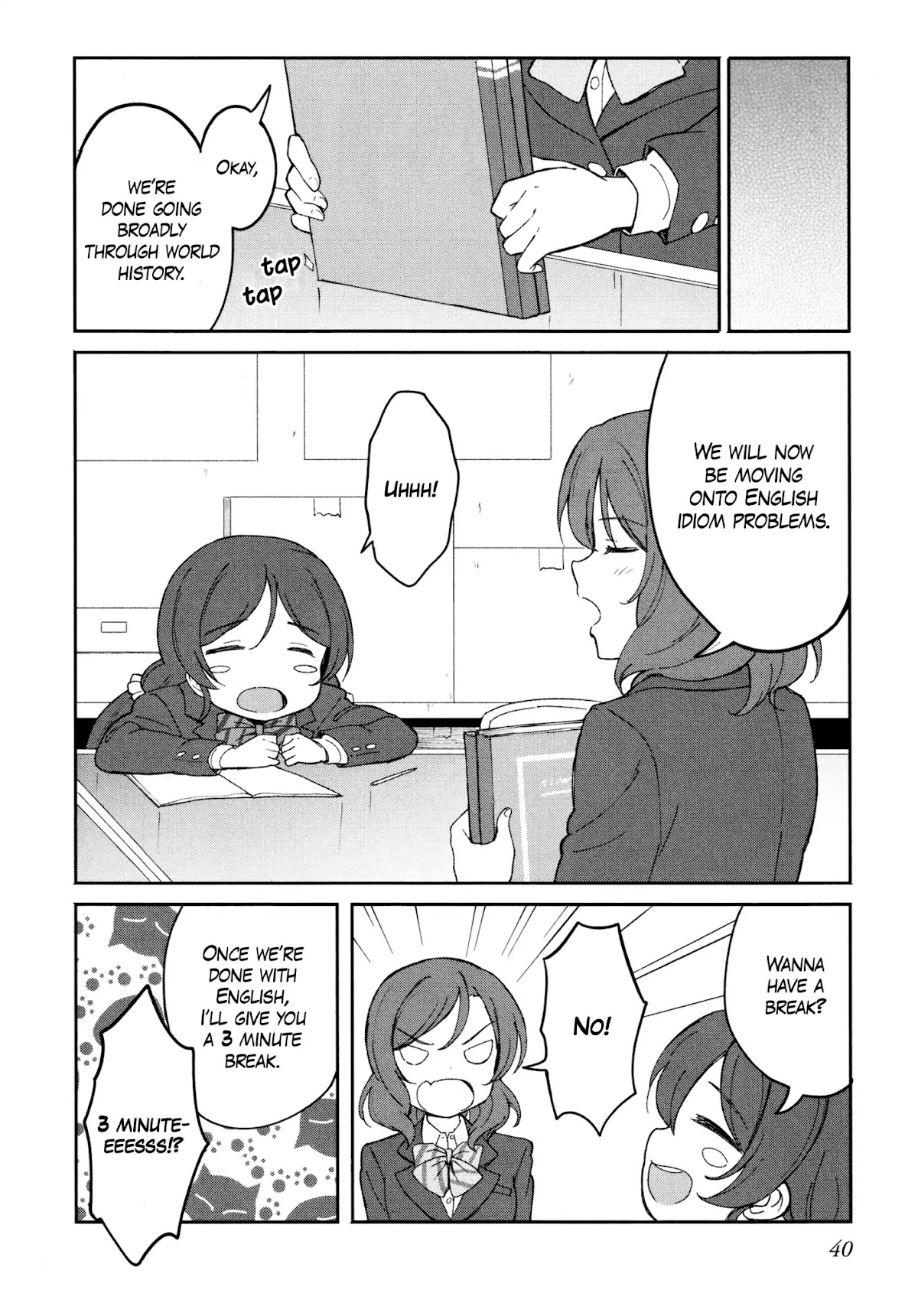 Love Live! School Idol Diary (Second Season) Chapter 3.1 page 42 - Vol.3 Chapter 1: Almost Winter Break.
