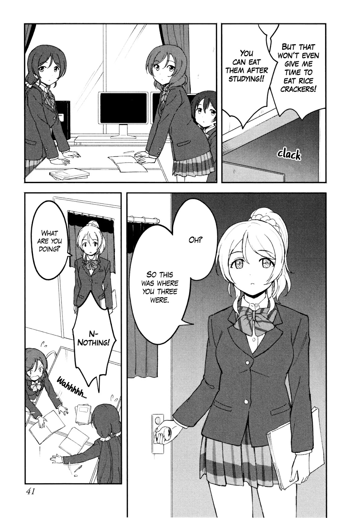 Love Live! School Idol Diary (Second Season) Chapter 3.1 page 43 - Vol.3 Chapter 1: Almost Winter Break.
