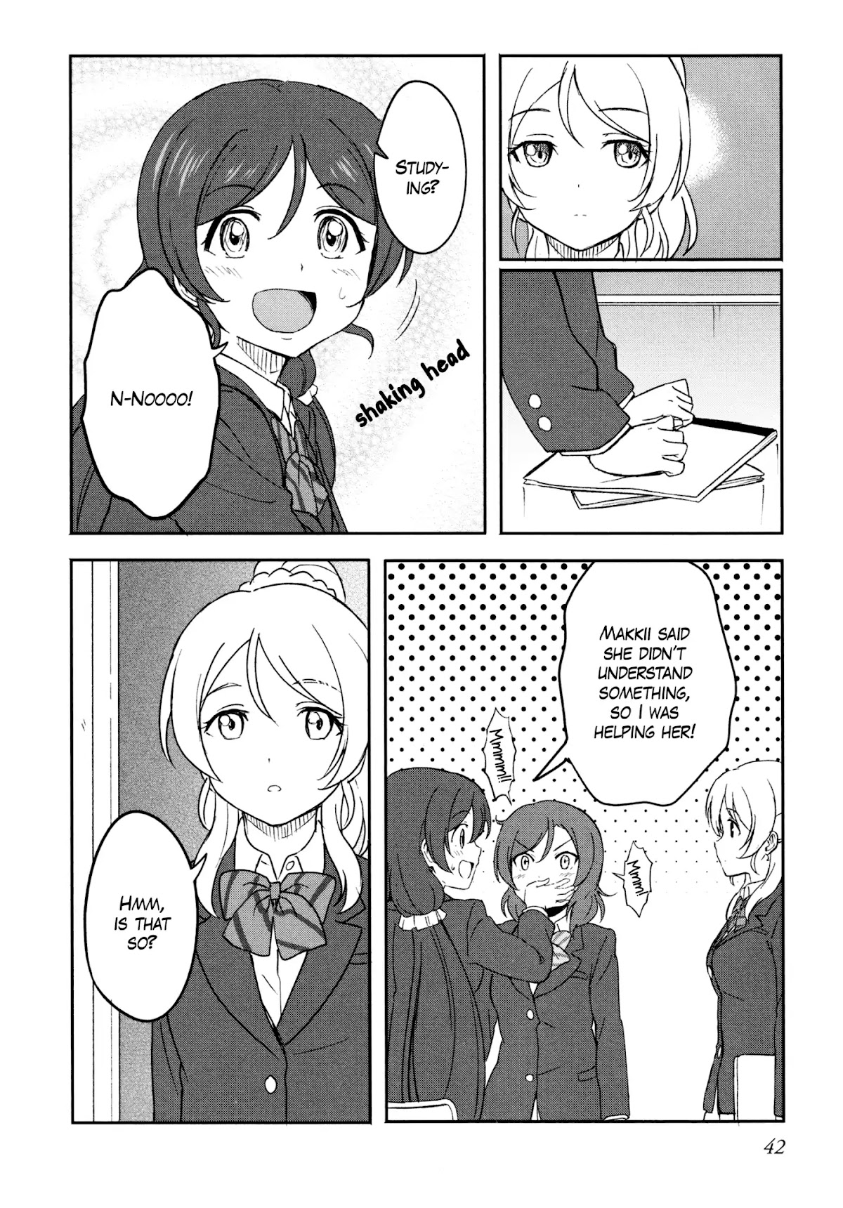 Love Live! School Idol Diary (Second Season) Chapter 3.1 page 44 - Vol.3 Chapter 1: Almost Winter Break.