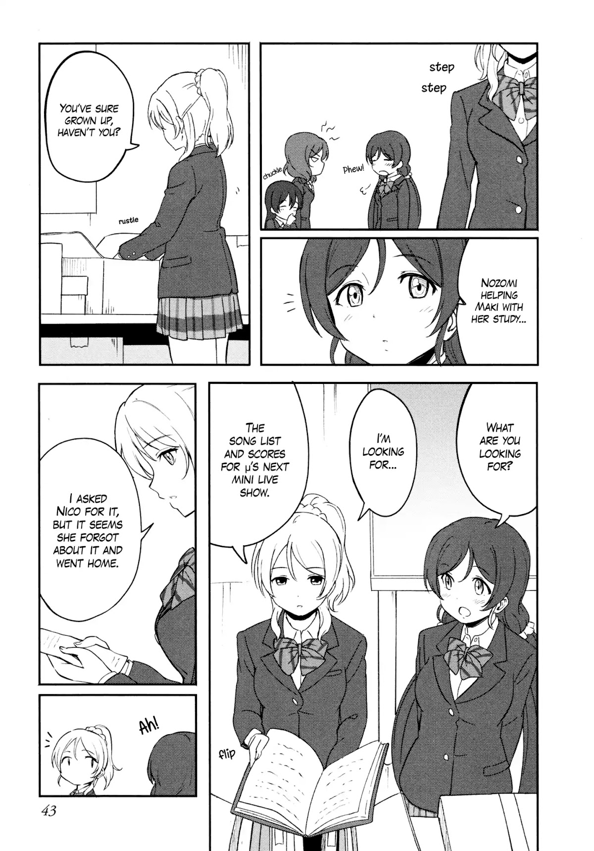 Love Live! School Idol Diary (Second Season) Chapter 3.1 page 45 - Vol.3 Chapter 1: Almost Winter Break.