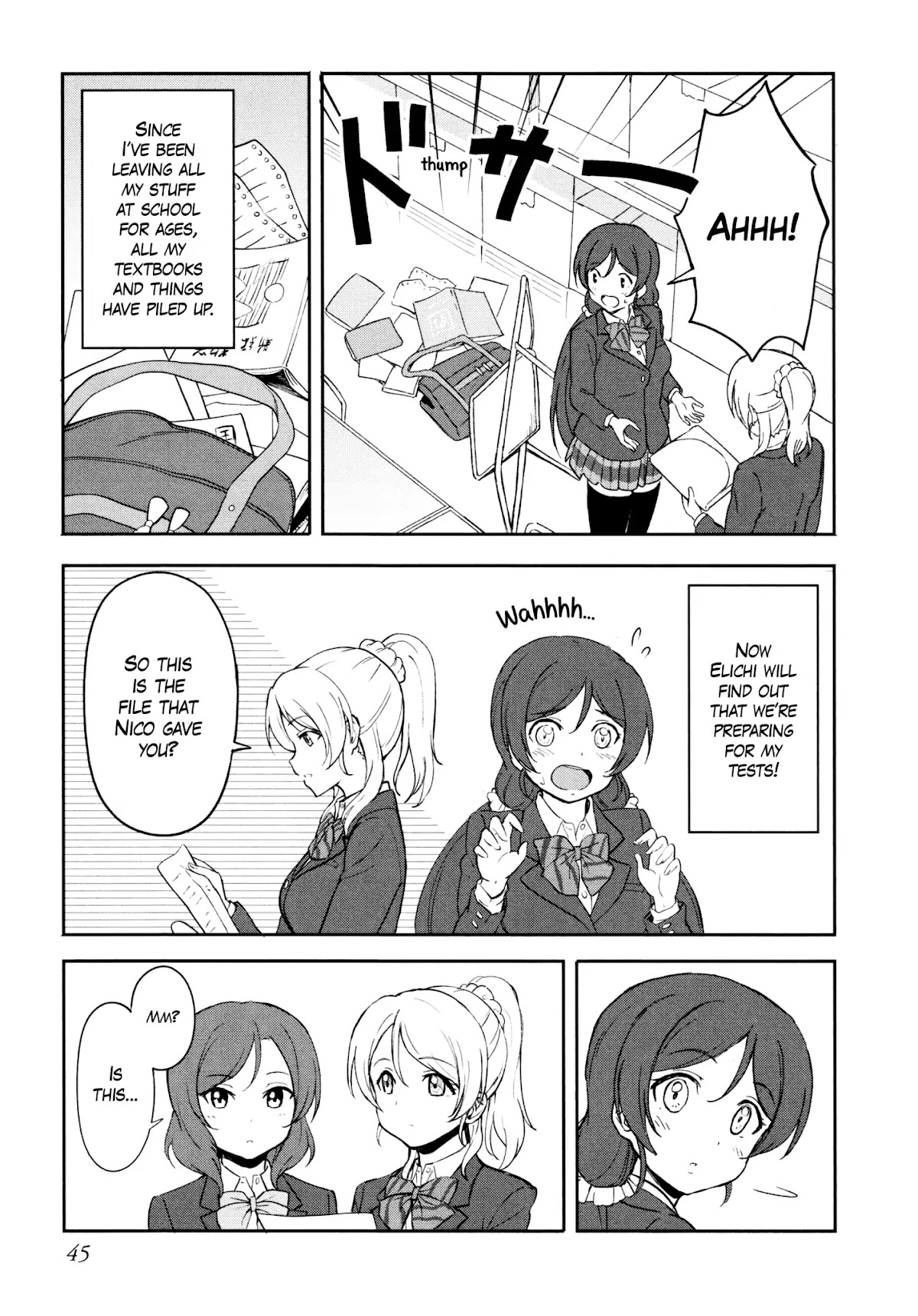 Love Live! School Idol Diary (Second Season) Chapter 3.1 page 47 - Vol.3 Chapter 1: Almost Winter Break.