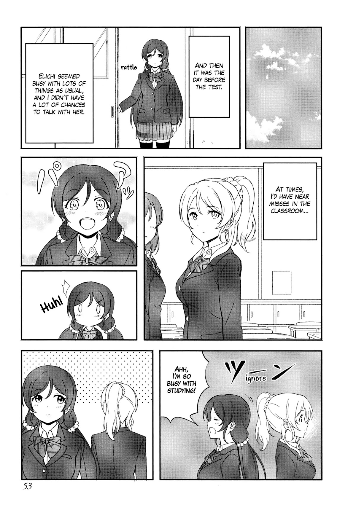 Love Live! School Idol Diary (Second Season) Chapter 3.1 page 55 - Vol.3 Chapter 1: Almost Winter Break.
