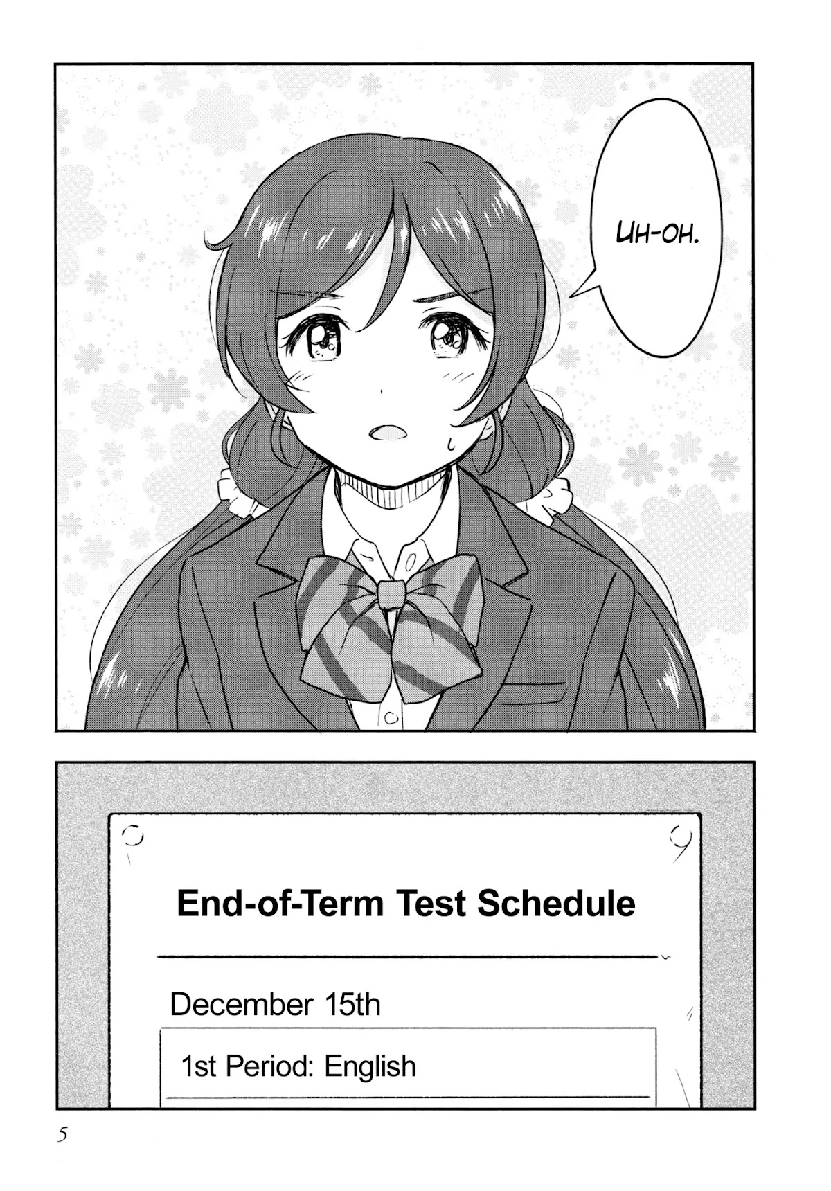 Love Live! School Idol Diary (Second Season) Chapter 3.1 page 7 - Vol.3 Chapter 1: Almost Winter Break.