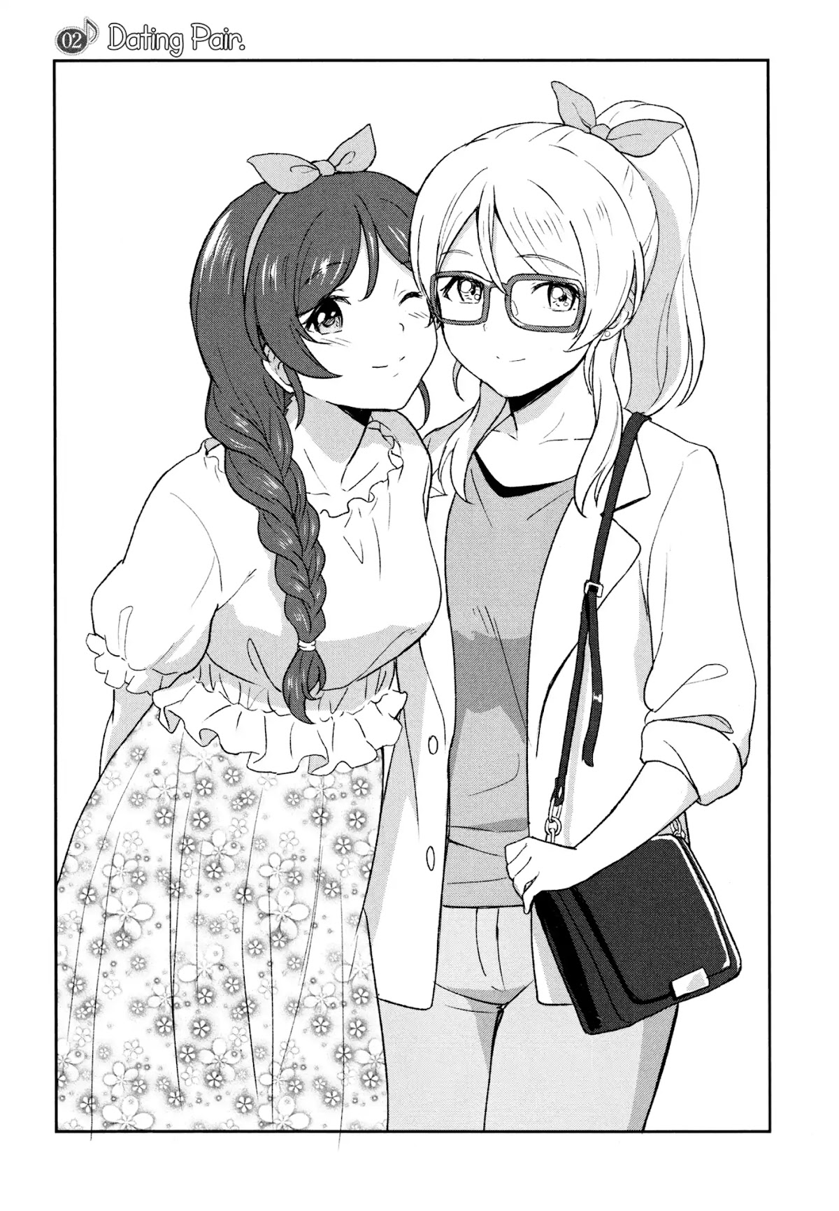 Love Live! School Idol Diary (Second Season) Chapter 3.2 page 1 - Vol.3 Chapter 2: Dating Pair